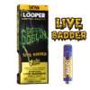 Detail of Live Badder 2g Green Goblin Cartridge showing the concentrate texture and sleek design.