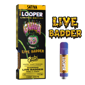 Live Badder 2g Cartridge: Guava – Energizing Sativa Vape
