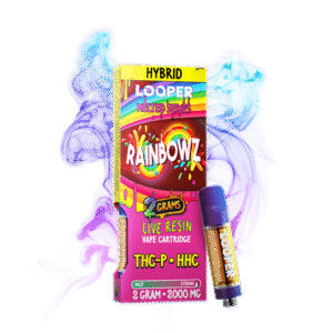 Melted Series 2g Vape Cartridge Rainbowz Strain