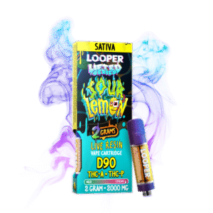 Lifted Series 2g Vape Cartridge Sour Lemon Strain