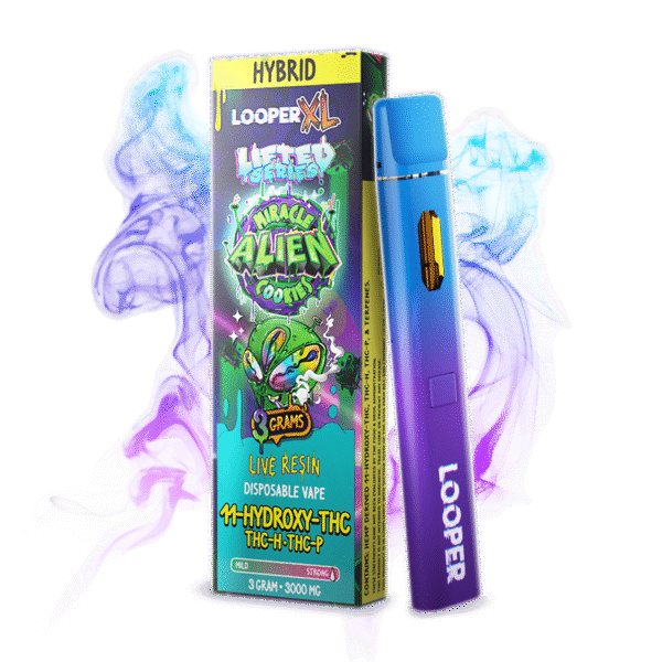 Lifted Series 3G Disposable Vape Pen Miracle Alien Cookies (MAC) Strain