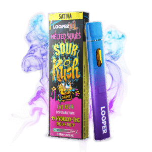 Melted Series 3G Disposable: Sour Kush – Energizing Sativa
