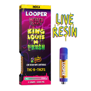 Looper Melted Series 2g Cartridge: King Louis x OG Kush – Relaxing Indica