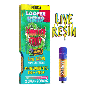 Lifted Series 2g Vape Cartridge Forbidden Fruit Indica Strain