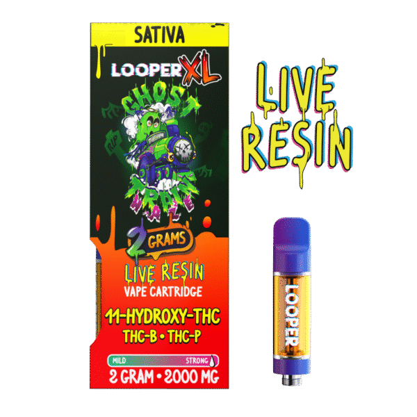 Looper XL 2g Cartridge: Ghost Train Haze – Energizing Sativa
