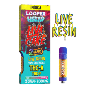 Lifted Series 2g Vape Cartridge Lava Cake Indica Strain