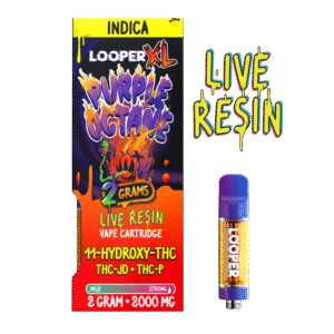 Looper XL 2g Vape Cartridge Purple Octane Strain
