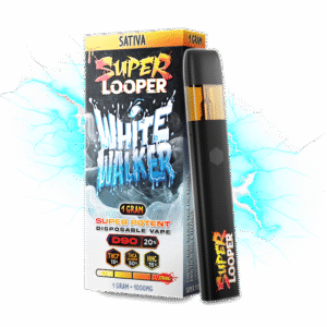Super Looper 1g Disposable: White Walker – Invigorating D90 Vape