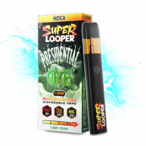 Super Looper 1g Disposable: Presidential OG – Potent Sedative Indica