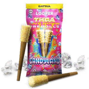 THCA Live Rosin Prerolls 1G: Candyland