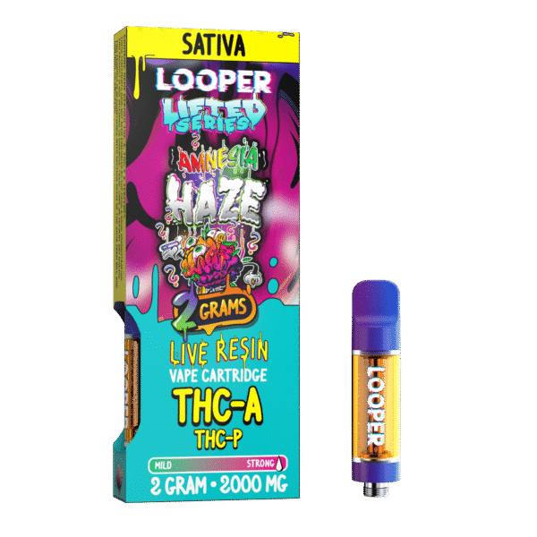 Lifted Series 2g Cartridge: Amnesia Haze – Energizing Sativa