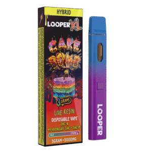 LOOPER XL 3g Disposable Vape Pen Cake Bomb Strain