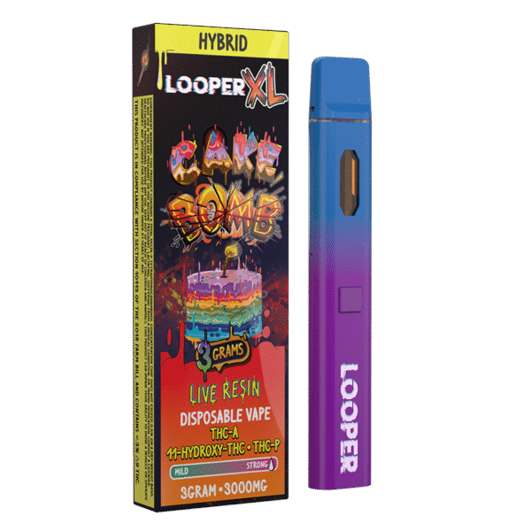 LOOPER XL 3g Disposable Vape Pen Cake Bomb Strain