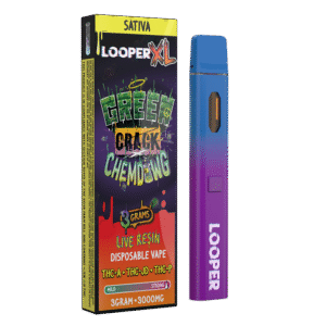 LOOPER XL 3g Disposable: Green Crack x Chemdawg