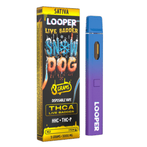 Live Badder 3g Disposable Vape Pen Snow Dog Strain