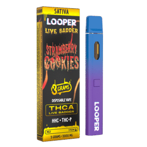 Live Badder 3g Disposable: Strawberry Cookies