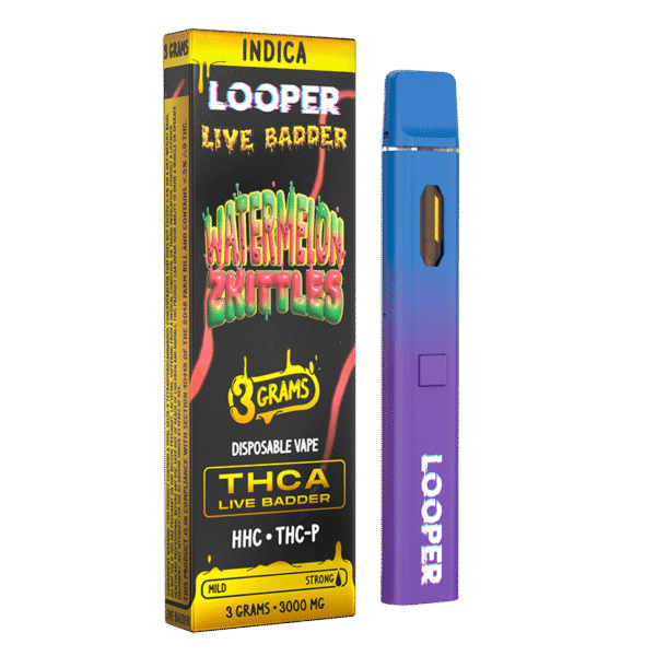 Live Badder 3G Disposable Vape Pen Watermelon Zkittlez Strain