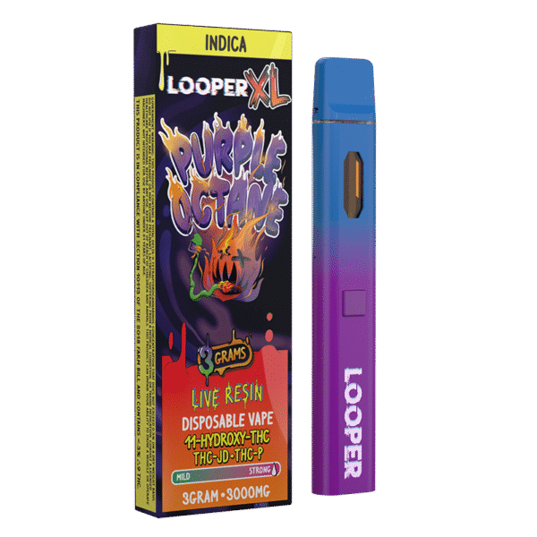 LOOPER XL 3g Disposable Vape Pen Purple Octane Strain